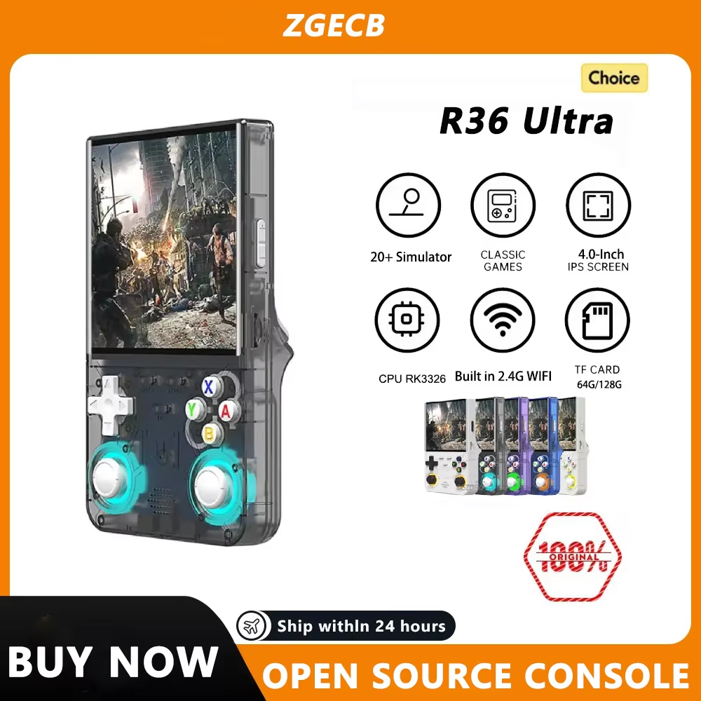 Retro Handheld Game Console R36S - FLLAPT R36Ultra Retro Handheld Video Game