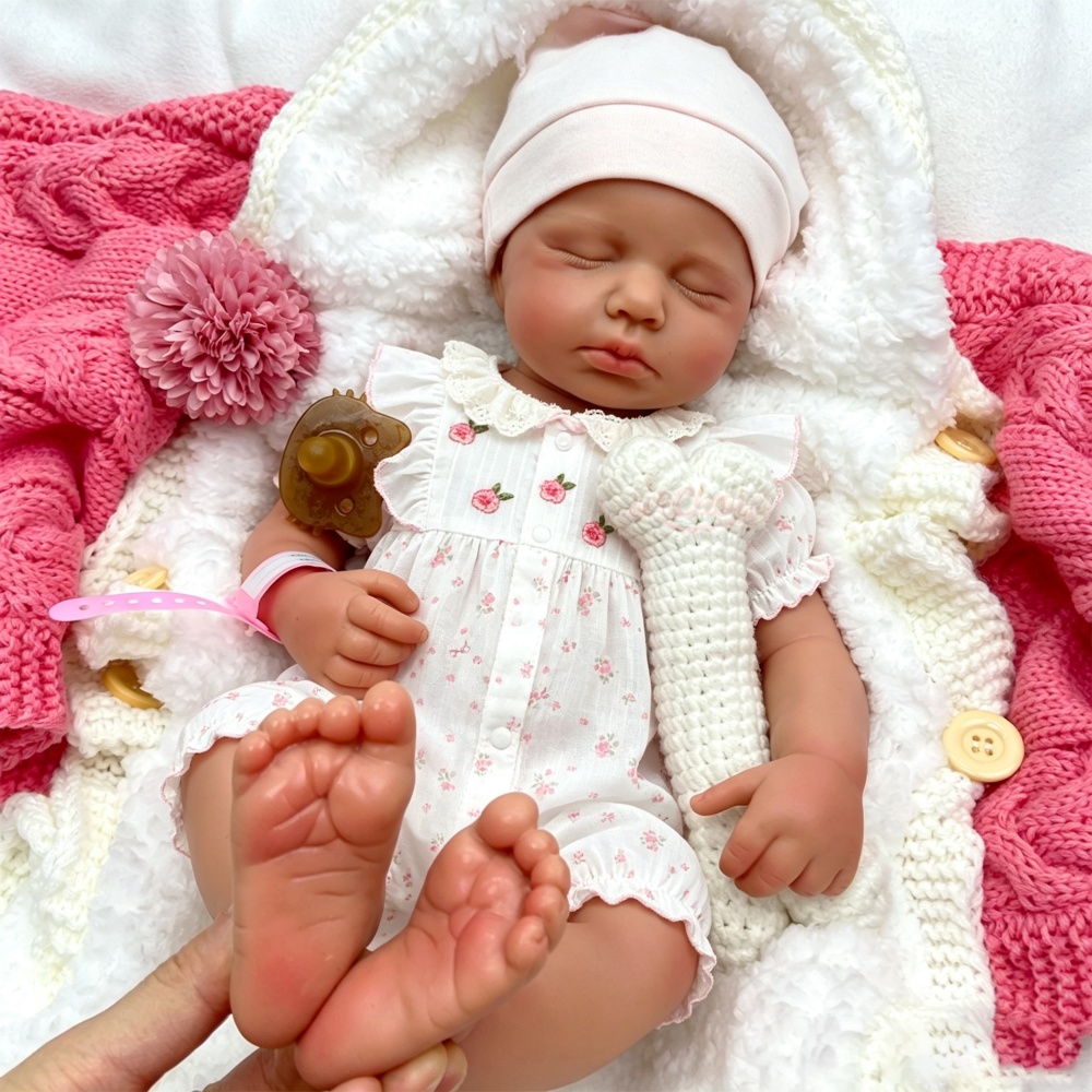 50cm Visible Veins Loulou Sili - Reborn Baby Doll Silicone Realistic 评论和价格