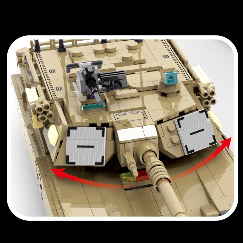 Military WW2 M1070 Armored Veh - Lego Compatible Military Tank 评论和价格