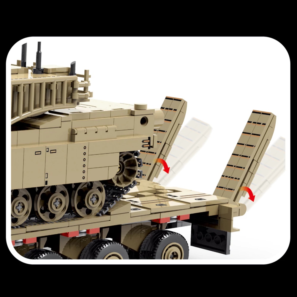 Military WW2 M1070 Armored Veh - Lego Compatible Military Tank 评论和价格
