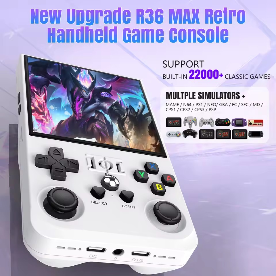 R36MAX Retro Handheld Game Con - Retro Handheld Game Console R36S 评论和价格