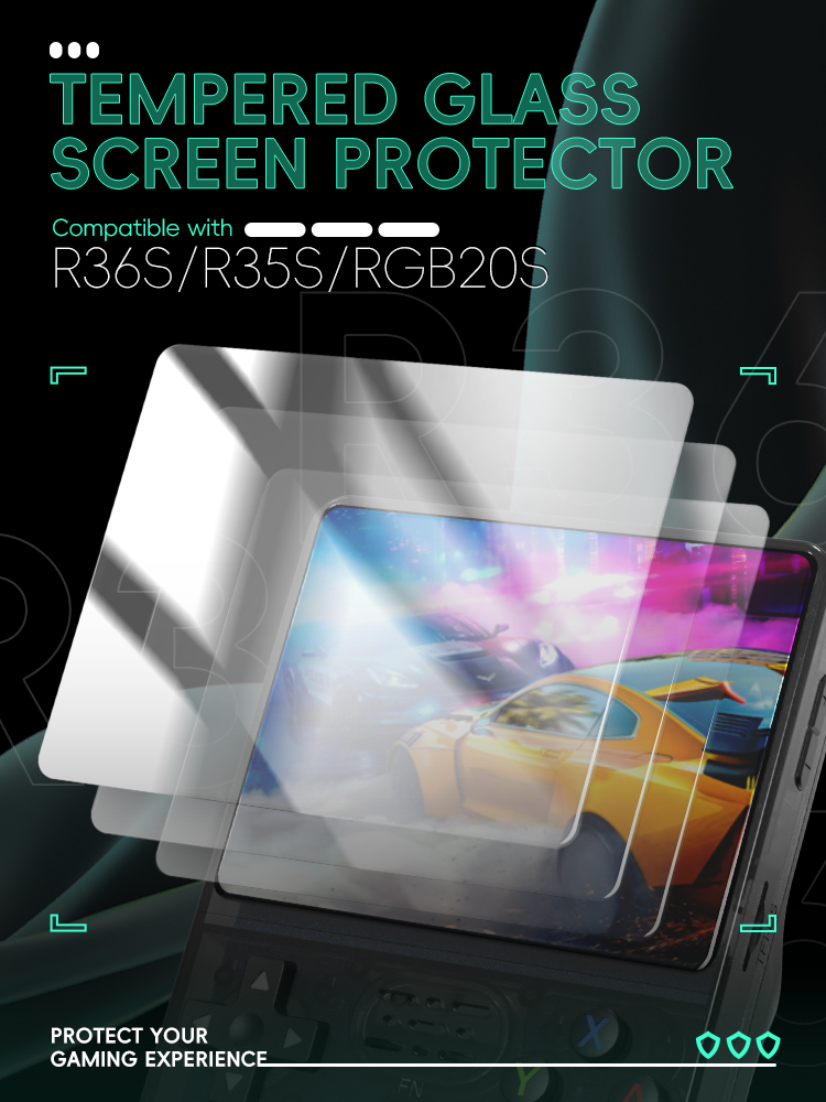 DATA FROG R36S Screen Protecto - Retro Handheld Game Console R36S 评论和价格