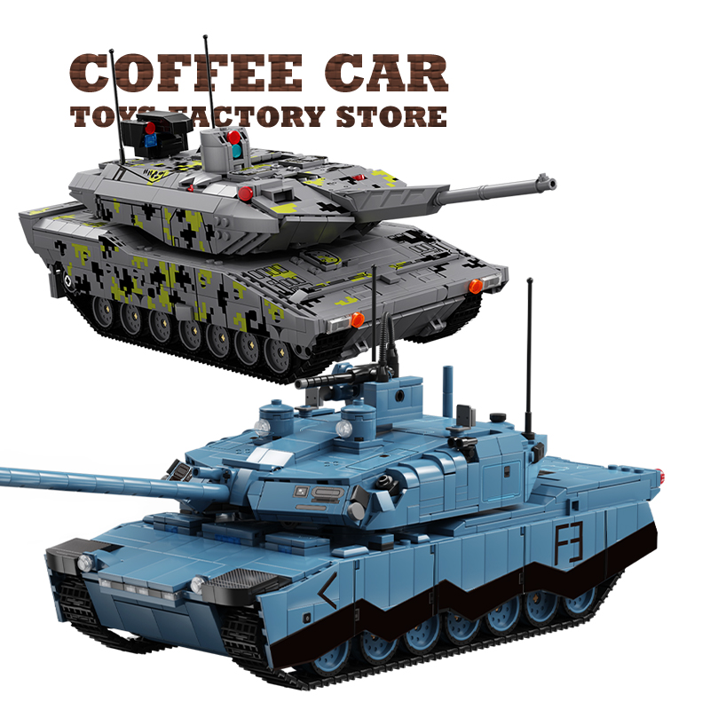 Main Tank T-14 Building Blocks - Lego Compatible Military Tank 评论和价格